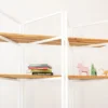 Massivholz-Bücherregal BONITO WHITE Massivholz-Bücherregal BONITO WHITE