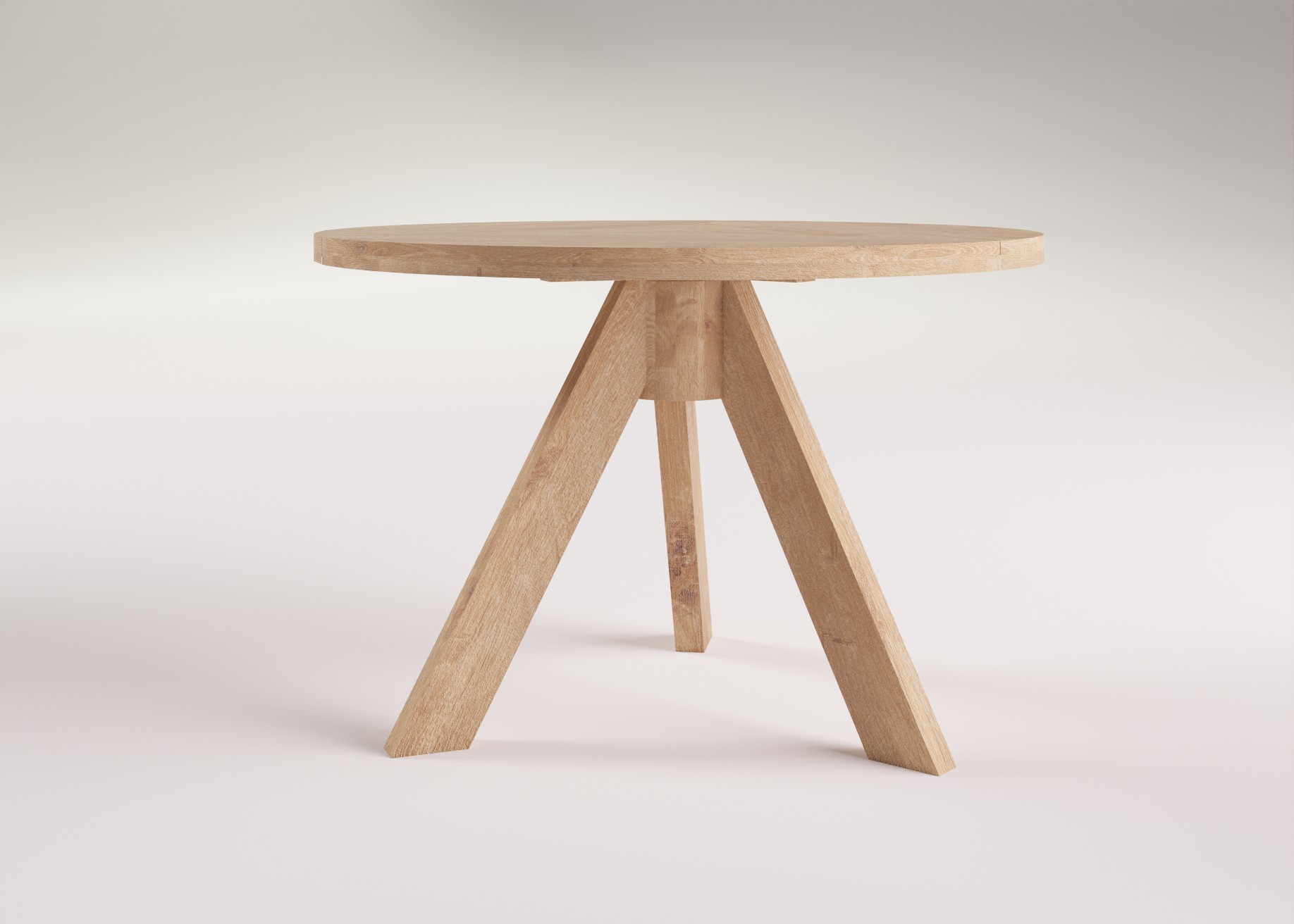 GRIND – runder Esstisch aus Eichenholz