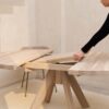 GRIND – runder Esstisch aus Eichenholz GRIND – runder Esstisch aus Eichenholz