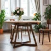 BRONZE-FJÄRIL LUMI nordischer Stil runder Tisch-1